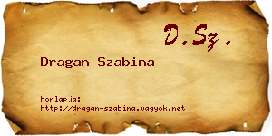 Dragan Szabina névjegykártya